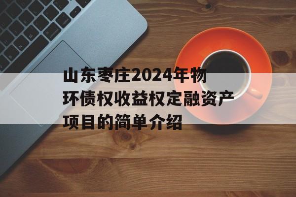 山东枣庄2024年物环债权收益权定融资产项目的简单介绍
