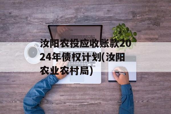 汝阳农投应收账款2024年债权计划(汝阳农业农村局)